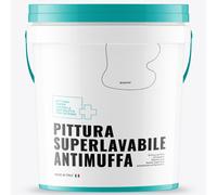 FORTUNATO Pittura Ultra Opaca Super Lavabile Antimuffa Protezione Antibatterica