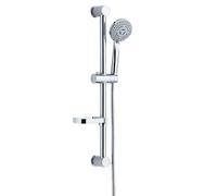 FORTUNATO Saliscendi Doccia In Ottone Cromato H 65 cm 5 Modalità Di Getto