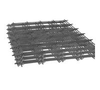 FORTUNATO Set Rete Elettrosaldata Edilizia Armature Solide Filo Acciaio Ø 5 mm Maglia Regolare 20x20 cm Foglio 1,5x1 m (15 fogli)