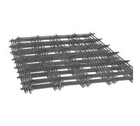 FORTUNATO Set Rete Elettrosaldata Edilizia Armature Solide Filo Acciaio Ø 8 mm Maglia Regolare 20x20 cm Foglio 1,5x1 m (10 fogli)