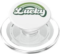 Fortunato Verde San Patrizio Giorno Arcobaleno Retro Vintage PopSockets PopGrip per MagSafe
