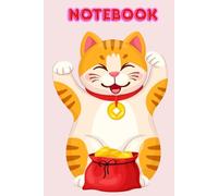 Fortune Cat Journal: Elegant Pink Notebook | Lucky Cat and Gold Coin Design | Perfect for Daily Writing and Gratitude