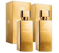 FORTUNE Celestial Luxe & Silken Gold - Eau de Parfum da donna, 100 ml ciascuno (set da 2) | Fragranze sofisticate e resistenti