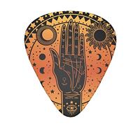 Fortune Teller Hand Palmistry Diagramma Plettri Chitarra Plettri Per Basso Chitarre Acustiche Elettriche (12 Conteggio)