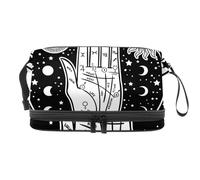 Fortune Teller - Trousse a doppio strato per cosmetici per donne e ragazze, borsa da viaggio per trucchi, pratica borsa organizer con scomparto per pennelli, Multi, 27x15x14 cm/10.6x5.9x5.5 in, Beauty