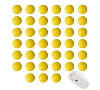FortuneGlobe 40pcs Pro UHMWPE Mouse Dot Skate(Giallo), 0,8 mm Nero Costruito per giocatori che Cercano Precisione Prestazioni Durature, Movimenti Fluidi, Compatibili con Tappetini in Vetro
