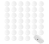 FortuneGlobe 40pcs Pro UHMWPE Mouse Dot Skate(White), 0,8 mm Nero Costruito per giocatori che Cercano Precisione Prestazioni Durature, Movimenti Fluidi, Compatibili con Tappetini in Vetro (White)