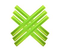 FortuneGlobe Bracciale riflettente Kitderéflettori 6 pezzi, riflettente fermo braccialetto, riflettente bicicletta, sicuro gamba pantaloni Clip, riflettente alta, ideale per aumentare la lavisibilità