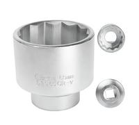FortuneGlobe Bussola da 65 mm 3/4" 12 pezzi, bussola per chiave 3/4 65 mm per chiave CR-MO Un pollice dietro(Whtie)