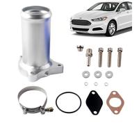 FortuneGlobe kit rimozione valvola egr 1.9 tdi 130/160 CV Diesel,Ricambio Per Valvola Egr Tubo,Kit Valvola di Ricambio Tubo Alluminio fit for egr delet kit 1.9 tdi 130/160 cv diesel