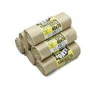 FORTY 60 Sacchi edilizia per macerie 40x70cm ultra-resistenti - sacchi per rifiuti edili, calcinacci, detriti, giardinaggio, rami (60)