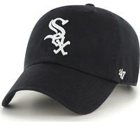 Forty Seven 47 Brand Chicago Bianco Sox Black Pulire Fino Curved Visor Strapback