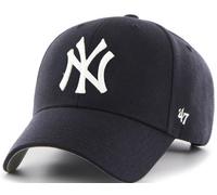 Forty Seven 47 Brand MVP New York Yankees Curved Visor Snapback Cap Navy MLB