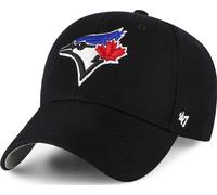 Forty Seven 47 Marca Toronto Blue Jays Black MVP Curved Visor velcroback Cap