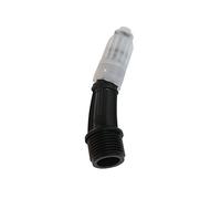 Forum attrezzattura 130 A002 Ugello gomito Ik, Nero