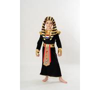Nero Faraone Costume Ragazzi Egiziano King Vestito Libro Giorno Età 3-8