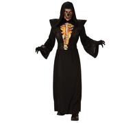 Presentando Il Fiery Scheletro Mietitore Costume - Adulto Halloween Abito