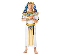Bristol Novelty Costume da faraone, bianco, 7-8 anni Halloween