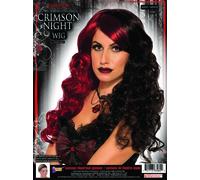 Forum Novelties Cremisi Notte Rosso Vampiro Parrucca Strega Costume Halloween