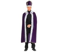Forum Novelties Inc King's Viola Abito & Crown Set, malva, Taglia Unica