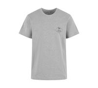 Forvert Maglietta 'Lompoc' grigio / verde scuro Uomo Forvert S