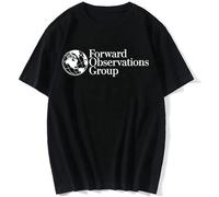 Forward Observations Group Gbrs T-Shirt Men Vintage 100% Cotton Tees Harajuku Short Sleeve T-Shirts Streetwear T-Shirt Black XL