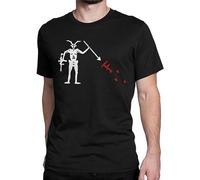 Forward Observations Group Tshirt Men Death Skeleton Satan Retro Graphic Male Harajuku Black M