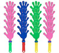 FORYNXHWIN 20 Pezzi Clapper a Mano - Battimani in Plastica da 19cm per Feste, Eventi Sportivi e Celebrazioni