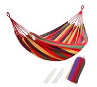 FORYNXHWIN Amaca in cotone 190x150 cm, doppia portatile da campeggio con borsa da viaggio, tessuto spesso e resistente, supporta 200 kg, ideale per giardino e patio