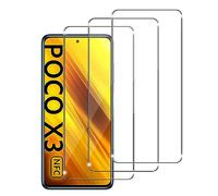 Foryo 3 Pezzi Vetro Temperato per Xiaomi Poco X3 NFC, Anti Graffio, Anti-Impronte, Senza Bolle, 9H Durezza Vetro Temperato Pellicola Prottetiva， 0,33mm Ultra Trasparent