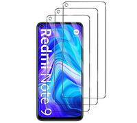 Foryo Vetro Temperato per Xiaomi Redmi Note 9 Pellicola Protettiva, [3 Pezzi] Copertura Completa Pellicola Protettiva Protezione Schermo, 9H Durezza, Alta Trasparente, Nessuna Bolla, Anti-Impronte