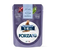 Forza 10 maintenance cat adult 1-6 anni sterilized acciughe wet pate' 80 g