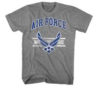 Forza Aerea E Spaziale - Logo USAF E Linee - Manica Corta - Adulto - T-Shirt