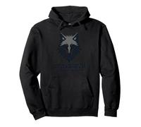 Forza Attraverso la LEALTÀ Wolf Pack Motto Felpa con Cappuccio, Unisex per Adulti, Nero, L
