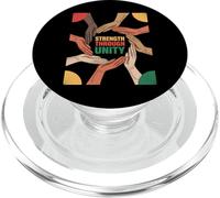 Forza attraverso l'unità Mani diverse Uguaglianza Donne Uomini PopSockets PopGrip per MagSafe