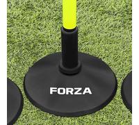 FORZA Basi in Gomma per Pali Slalom | Basi in Gomma Resistenti | Base Palo Calcio 3,2kg | Attrezzature Calcio per Allenamento | Base in Gomma Multisport