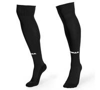FORZA Calzettoni Da Portiere Da Calcio Unisex - Suola Ammortizzata E Tallone Rinforzato | Calze Sportive Con Altezza Fino Al Ginocchio [XS - L/XL] (Nero, S/M (37-41))