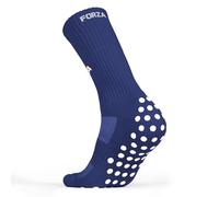 FORZA Calzini Antiscivolo Calcio [XS-XL] | Calze Sportive Con Grip - In 10 Colori - Per Tutti Gli Sport (Pacco Da 1, Blu Scuro, S/M (37-41))