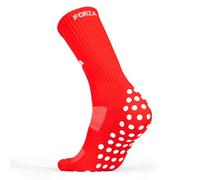 FORZA Calzini Antiscivolo Calcio [XS-XL] | Calze Sportive Con Grip - In 10 Colori - Per Tutti Gli Sport (Pacco Da 3, Rosso, XS (33-36) - Bambini)