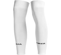 FORZA Calzini Calcio Tubolare Unisex | Calze Al Ginocchio Senza Piede Per Comfort & Performance - Ideale Per Partite E Allenamenti (Bianco, L/XL (EU 42-47))