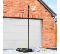 FORZA Canestro Netball Autoportante - Altezza Regolabile - Anello Regolamentare | Set - Base con Ruote | Palla & Pompa Opzionale (Solo Canesto + Palla + Pompa)