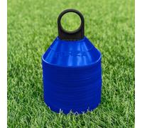 FORZA Coni da Allenamento Mini | Set Cinesini Multisportivi Marcatori Durevoli Piccoli | per Tutti Gli Sport - Pacco da 50 o 1000 (Blu, Pacco da 50)