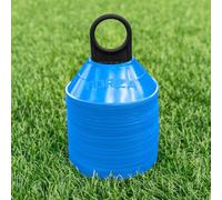 FORZA Coni da Allenamento Mini | Set Cinesini Multisportivi Marcatori Durevoli Piccoli | per Tutti Gli Sport - Pacco da 50 o 1000 (Azzurro, Pacco da 50)