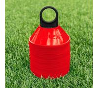 FORZA Coni da Allenamento Mini | Set Cinesini Multisportivi Marcatori Durevoli Piccoli | per Tutti Gli Sport - Pacco da 50 o 1000 (Rosso, Pacco da 50)