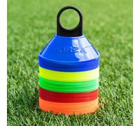 FORZA Coni da Allenamento Mini | Set Cinesini Multisportivi Marcatori Durevoli Piccoli | per Tutti Gli Sport - Pacco da 50 o 1000 (Multicolore, Pacco da 50)