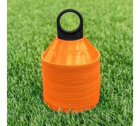 FORZA Coni da Allenamento Mini | Set Cinesini Multisportivi Marcatori Durevoli Piccoli | per Tutti Gli Sport - Pacco da 50 o 1000 (Arancione, Pacco da 50)