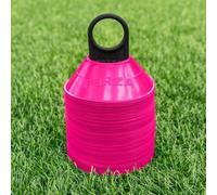 FORZA Coni da Allenamento Mini | Set Cinesini Multisportivi Marcatori Durevoli Piccoli | per Tutti Gli Sport - Pacco da 50 o 1000 (Rosa, Pacco da 50)