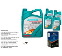 Forza Controllo Set 9L Addinol Super Light 5W-40 per Isuzu Trooper II Ub 3.2