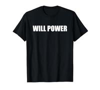 Forza di volontà Maglietta, Uomo, Nero, 3XL