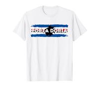 Forza Doria Tifoso Calcio Genova Bandiera Maglietta
